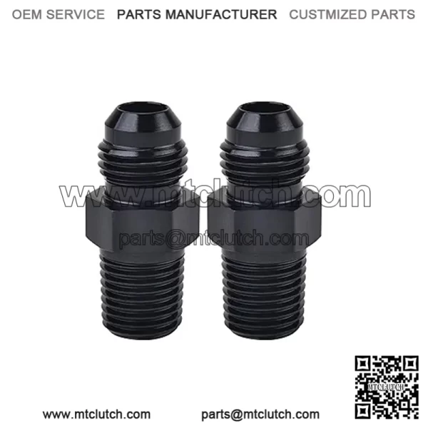 AN12 male to 1/2NPT 2-pack