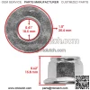 7547334 Steering Suspension Flange Nut For Polaris RZR 900 / RZR XP 4 1000 14-20 - Image 2
