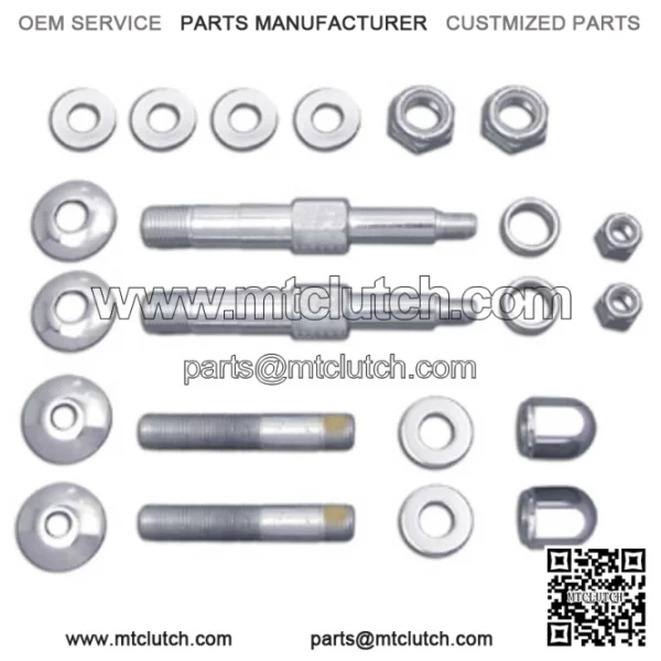 AEE Shock Stud Kit Set Chrome Upper Lower Harley Touring Softail 73-84 (For: Harley-Davidson)