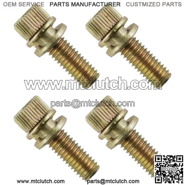 4 Exhaust Manifold Bolts Studs Screw for Polaris Sportsman 800 EFI 2009-2014 For: Polaris Sportsman 800 - Image 3