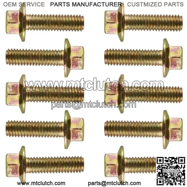 10x Flanged Head Clutch Bolt M6x20 for Polaris Sportsman 570 6x6 2018 2019-2021 For: Polaris Sportsman 570 - Image 4