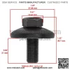 584309301 Blade Bolt & Washer For Poulan PB 20A46 / PP 105G30 / PP 155G42 - Image 2