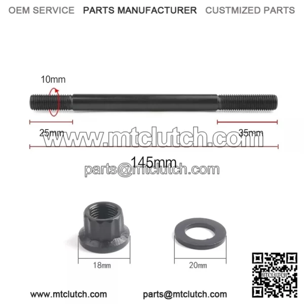 96-00 civic D16Y7 D16Y8 cylinder head screw set 208-4305 - Image 3