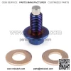 Titanium alloy oil pan screw M12*1.75