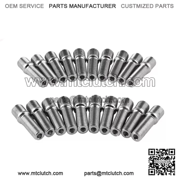 Long 58mm reverse bolt M12*1.5-M12*1.5