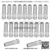 Long 58mm reverse bolt M12*1.5-M12*1.5 - Image 4