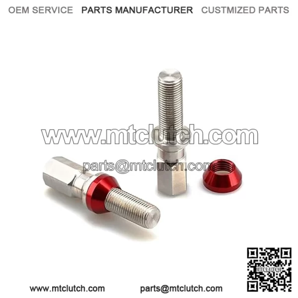 Conical German stainless steel integrated bolt 28mm M14*1.5#natural color - Image 3