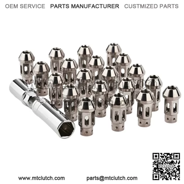 50mm titanium alloy hollow nut M14*1.5