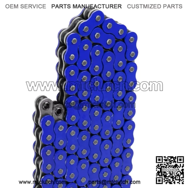 O-Ring Blue Drive Chain for Yamaha Raptor 700 YFM700R Se 2006-2013 (For: Yamaha Raptor 700) - Image 4