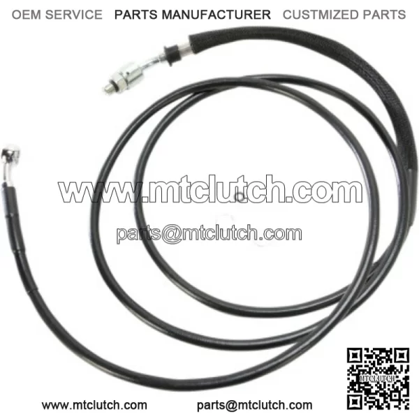 76 1/8 Black Vinyl +6 Extended Hydraulic Clutch Cable Harley Touring 13-16 CVO (For: Harley-Davidson)