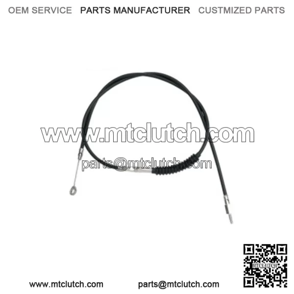 45 Black Vinyl Extended Clutch Cable Harley Softail Dyna Touring Sportster 86-13 (For: Harley-Davidson)