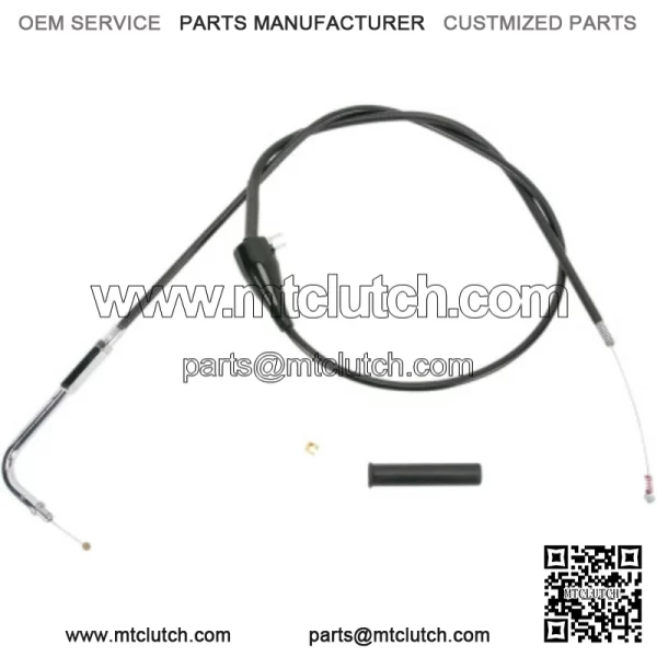 Black Vinyl Idle Cable 32 1/2" Stock Length OEM 56305-96 Harley Softail FXSTS (For: Harley-Davidson)
