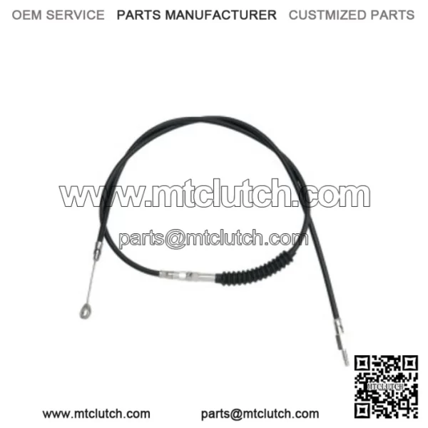 80" Black Vinyl Extended Clutch Cable Wire Harley Softail Dyna Touring XL 86-13 (For: Harley-Davidson)