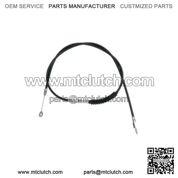 50 Black Vinyl Extended Clutch Cable Harley Softail Dyna Touring Sportster 86-13 (For: Harley-Davidson)