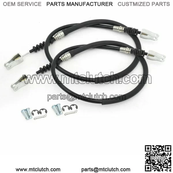 Golf Cart Rear Brake Cables for Club Car DS 1981-1999 1011403 1011125 1016761-01