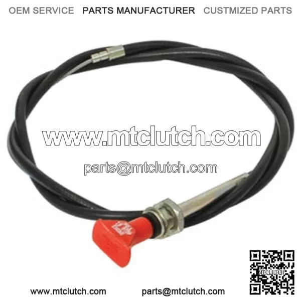 Fuel Shut-off Cable Fits Ford 2000 3000 4000 5000 7000 2110 2120 2150 2310 2600 - Image 2