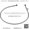 143989C1 New Hydraulic Aux Valve Flow Control Cable Fits Case-IH Tractor Models
