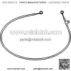 143989C1 New Hydraulic Aux Valve Flow Control Cable Fits Case-IH Tractor Models - Image 2