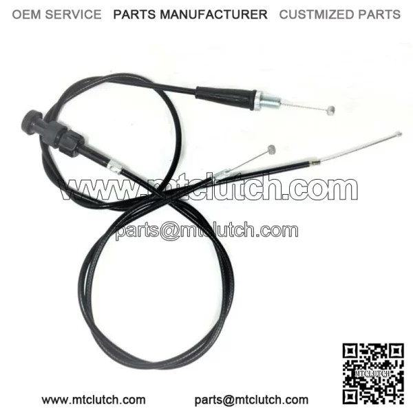 Choke & Throttle Cable for HONDA FOURTRAX TRX200SX TRX200D TYPE II 1986-1991 ATV For: Honda FourTrax 200 - Image 2