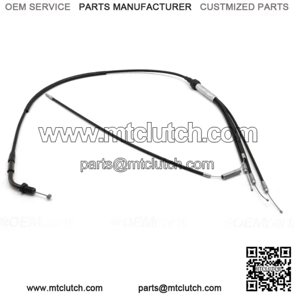 Complete Throttle Cable Set Kawasaki H2 Mach 4 (IV) 1972-1975 #54012-100 (For: Kawasaki)