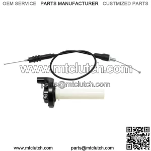 Kawasaki KLX110 New Complete Throttle Assembly & Cable Kit For OEM Carb KLX 110 (For: Kawasaki)
