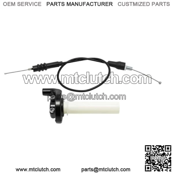 Kawasaki KLX110 New Complete Throttle Assembly & Cable Kit For OEM Carb KLX 110 (For: Kawasaki)
