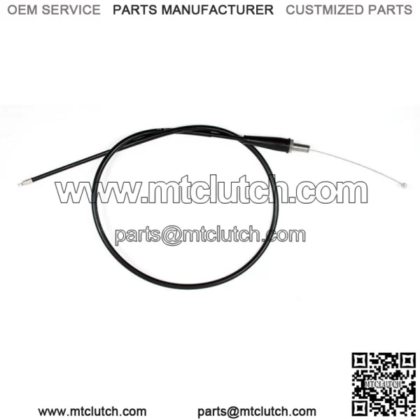 Fits 2007 Honda CR85R Black Vinyl Throttle Cable 02-0321 (For: Honda)