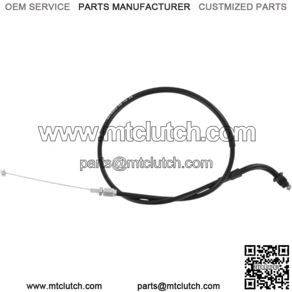 Black Vinyl Push Throttle Cable (02-0459) (For: Honda)