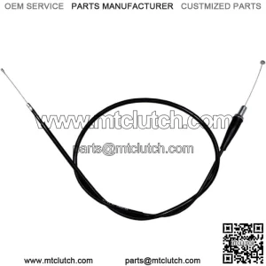 02-0247 - Black Vinyl Pull Throttle Cable (+4in.) (For: Suzuki)