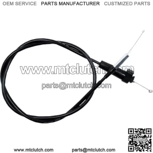 Black Vinyl Throttle Cable For Suzuki Lt-Z400 QuadSport Z 2003-2008 (For: Suzuki)