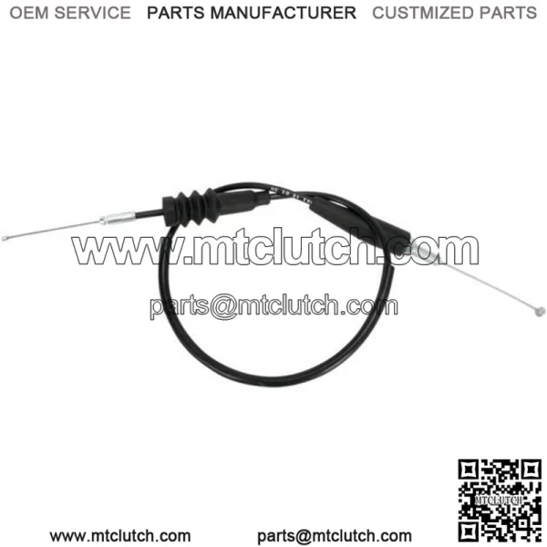 Throttle Cable +4" Black fits Kawasaki/Suzuki KLX110/KLX110L/DR-Z110 (For: Suzuki)