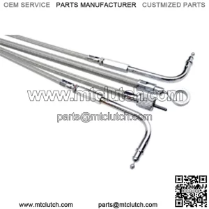 Fits 2012 Suzuki M109R Boulevard Armor Coat Stainless Steel Push Throttle Cable (For: Suzuki)