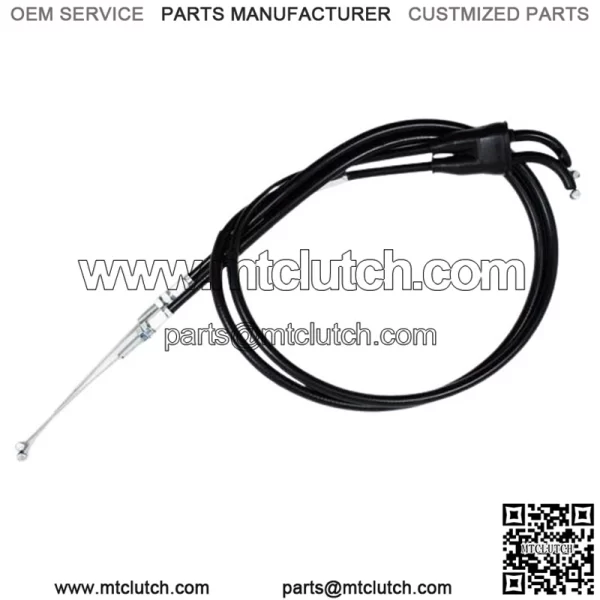 Push/Pull Throttle Cable Set Blk for Suzuki DL1000 V-Strom 02-09,12 (For: Suzuki)