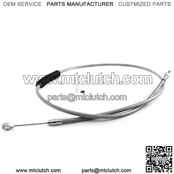 Braided Clutch Cable 38667-07 for Harley Touring Electra Road King Street Glide - Image 3