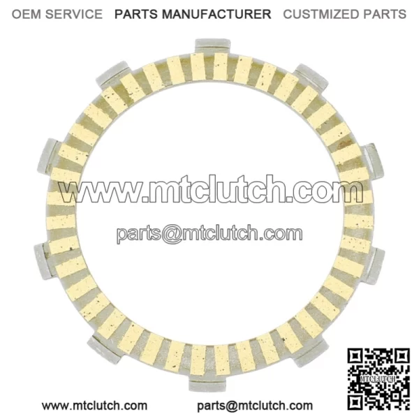 Clutch Friction Steel Plates Kit for Honda TRX450ES Foreman 450 4x4 ES 1998-2001 (For: Honda) - Image 3