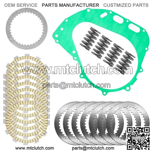 Clutch Friction Steel Plates Spring and Gasket Kit for Suzuki DR650SE 1996-2022