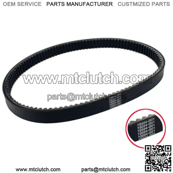 Golf Cart Drive Belt for EZGO 1994-2009 4-Cycle 72024-G01 72025-G01 72054-G01