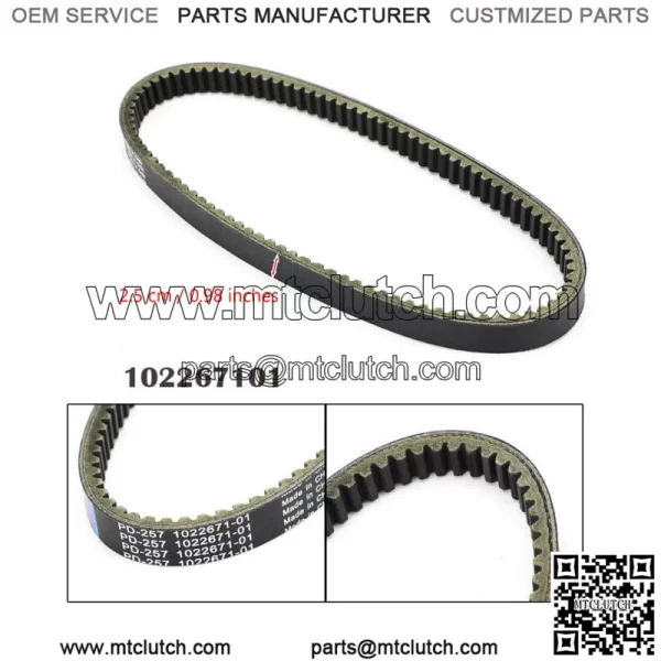 Drive Transmission Belt fit for Club Car XRT1200 XRT1200SE Pioneer 1200 1200SE