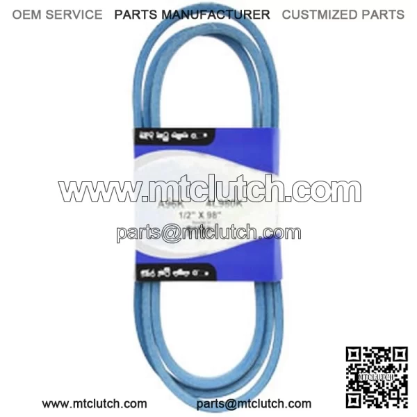 NEW Blue Deck Belt 1/2" x 98" Fits John Deere 300 312 314 317 318 M41668