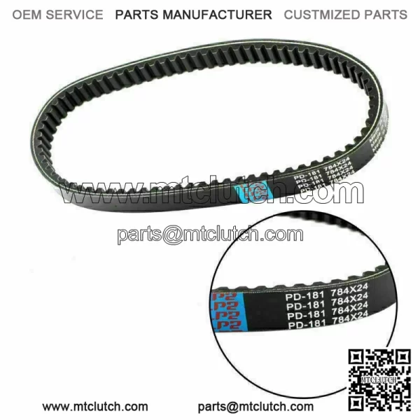 Drive Clutch Belt For Yamaha YFM300 Grizzly 300 12 13 ATV 1SC-E7641-00 SG (For: Yamaha)