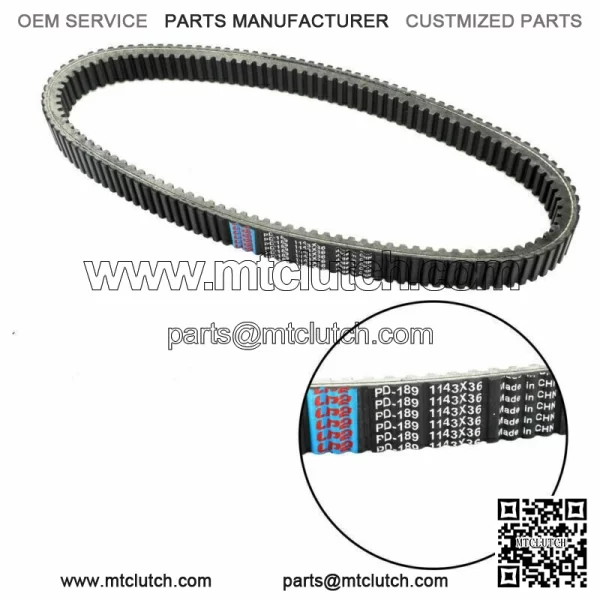 Drive Belt For Polaris 3211165 Snowmobile 600 800 Switchback Adventure / Rush