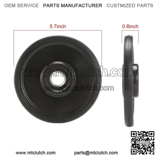 5.63" IDLER WHEEL WITH BEARING 1604-837 3604-039 FOR PPD20MM Direct - Image 2