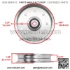756-05042 756-04129 Deck or Drive Pulleys For Cub Cadet MTD Troy Bilt - Image 2
