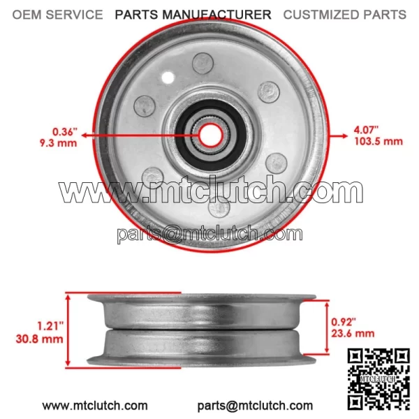 756-05042 756-04129 Deck or Drive Pulleys For Cub Cadet MTD Troy Bilt - Image 3