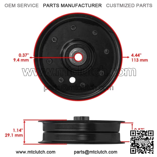 Idler Pulley For Gravely 892051 915024 915025 915026  07327100 - Image 2