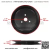 109-2180 72" Deck Spindle Pulley For Exmark Lazer Z LZ23 27 29 34 LZX34 38 801 - Image 3