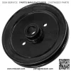 110146 Deck Spindle Pulley for Toro 78290 78295 78360 78345 15-42RC01