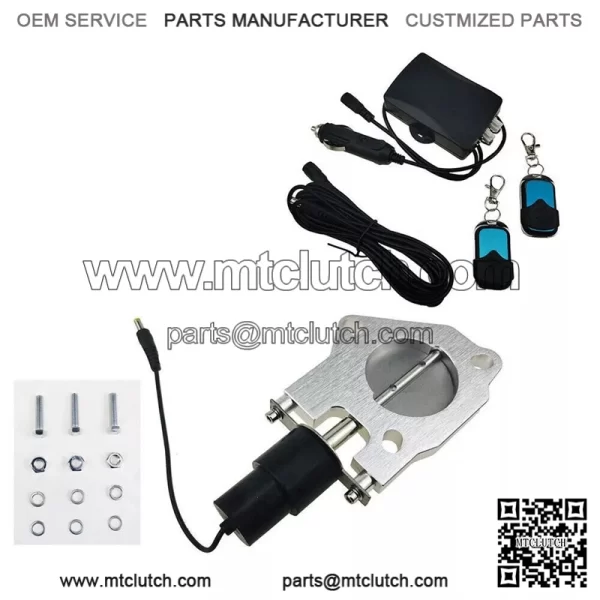 2.5-inch exhaust valve with remote control
