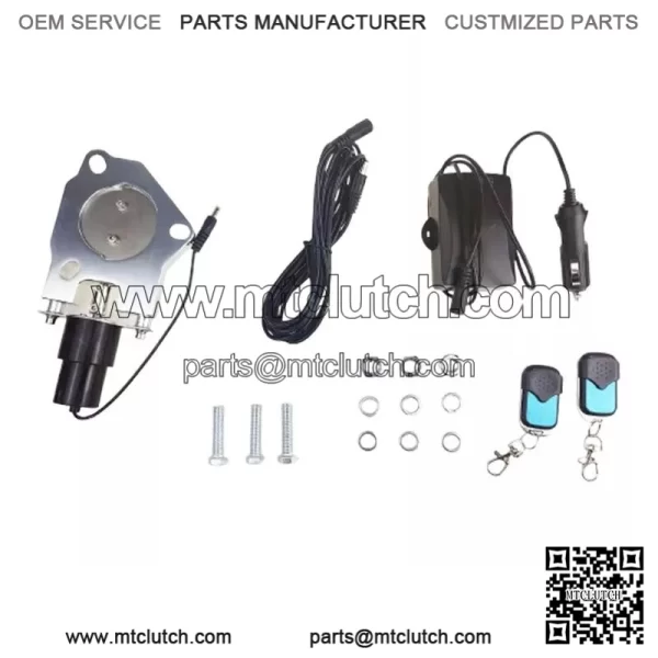 3-inch exhaust valve with remote control