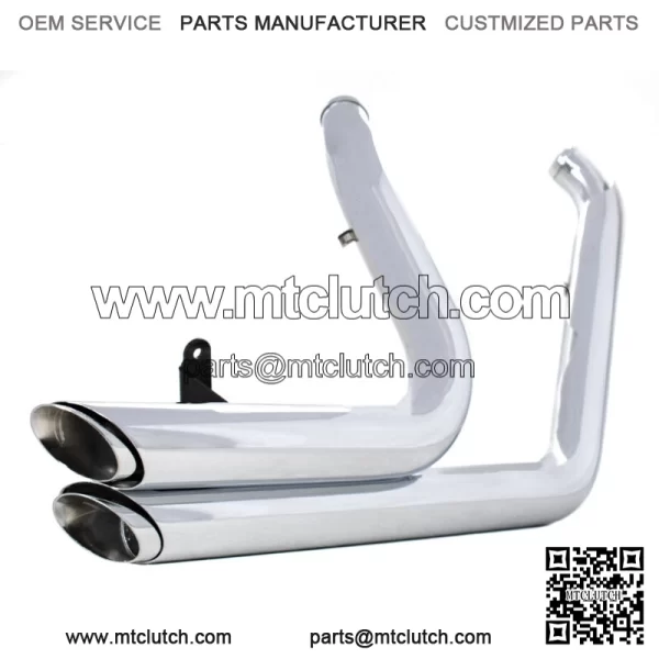 Chrome Staggered Shortshots Short Shots Exhaust Drag Pipes Harley Dyna FXD 91-05 (For: Harley-Davidson)